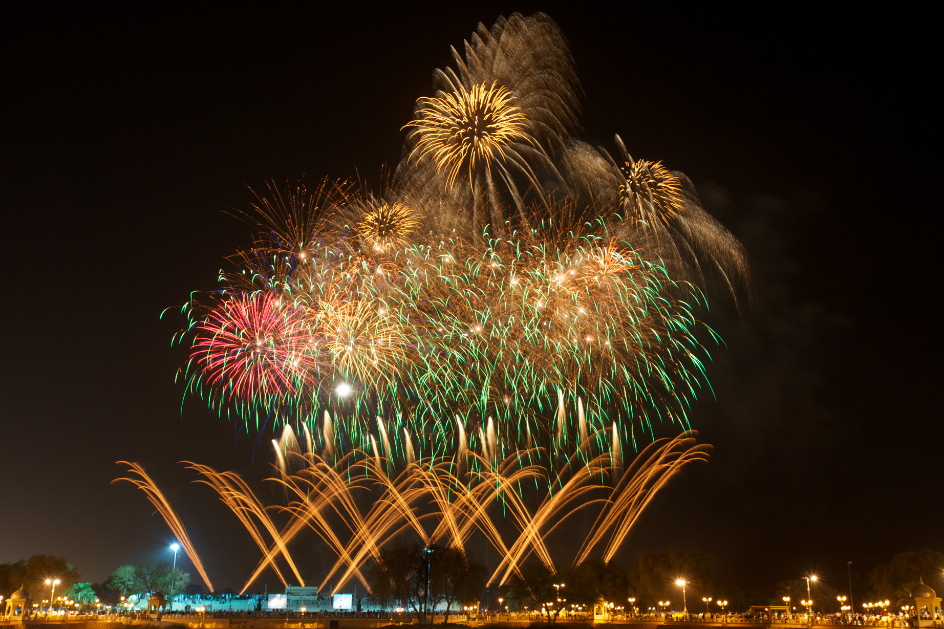 Championship fireworks display