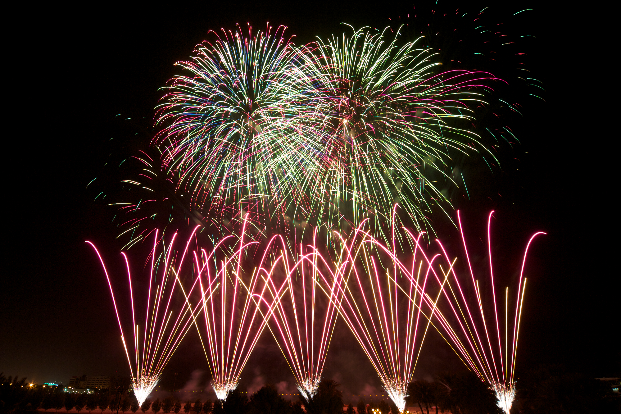 Howard and Sons fireworks display at the 2010 Championship