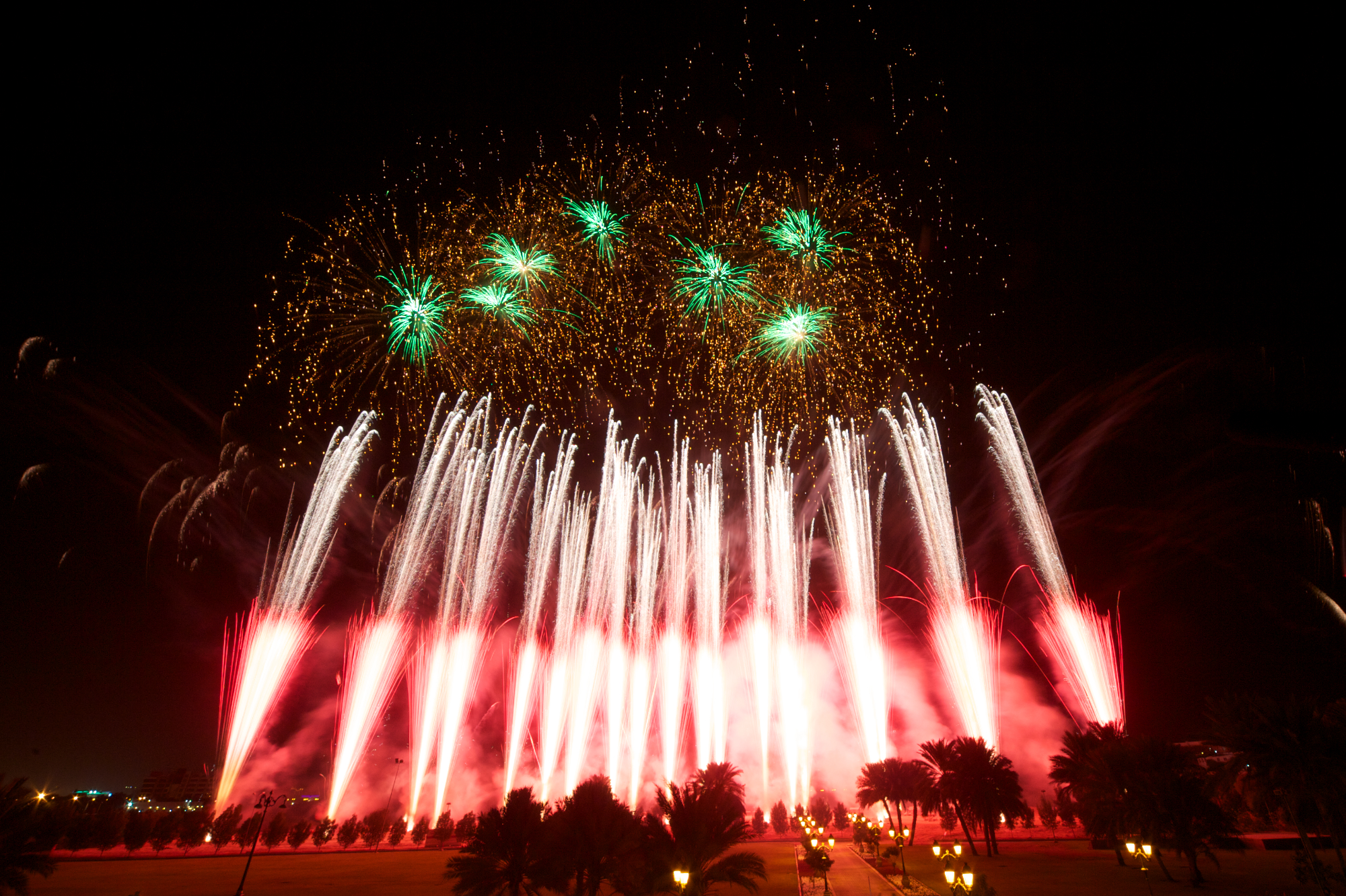 Vulcan Fireworks display at the 2010 Championship